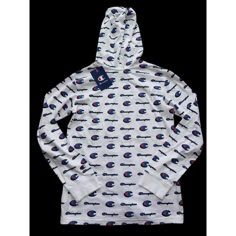 Champion Youth Boys Long-Sleeve Pullover All-over Print Long Sleve Shirt L - Picture 6 of 6